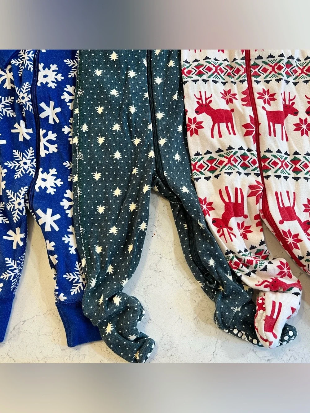 Winter PJ Bundle (3 pairs), Hanna Andersson, Size 6-12 months